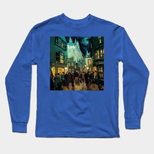 Starry Night in Diagon Alley Long Sleeve T-Shirt